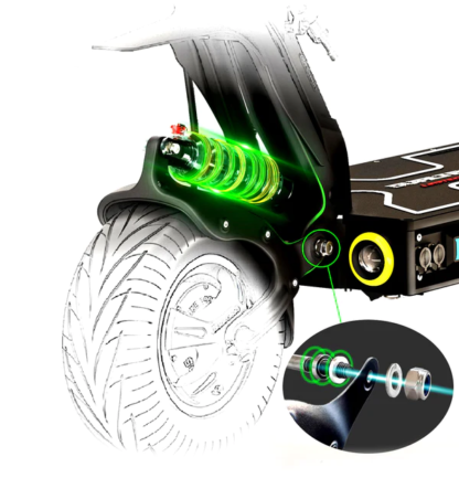 ⚡Foldable high range electric scooter.