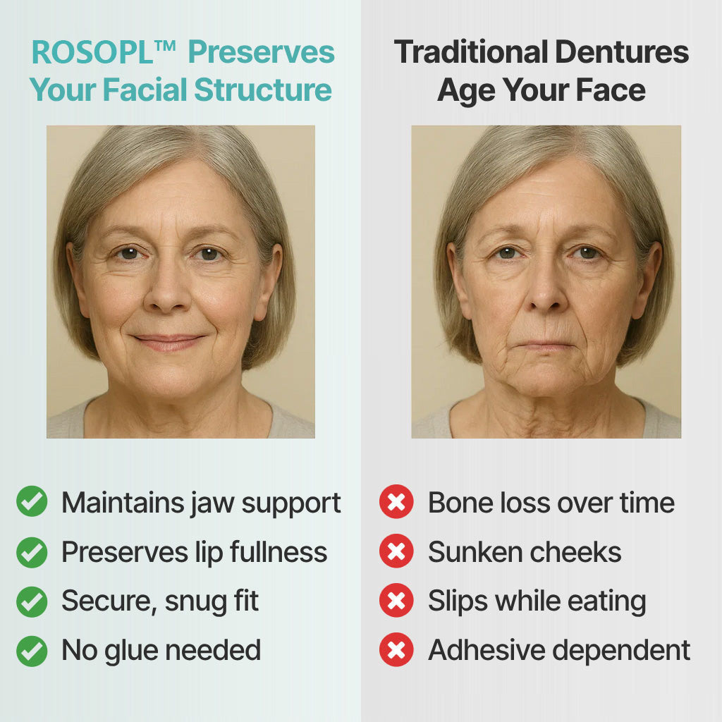🌎 ROSOPLTM Custom-Fit Dentures ⏰ ENDS TODAY • 70% OFF | Smile with Confidence