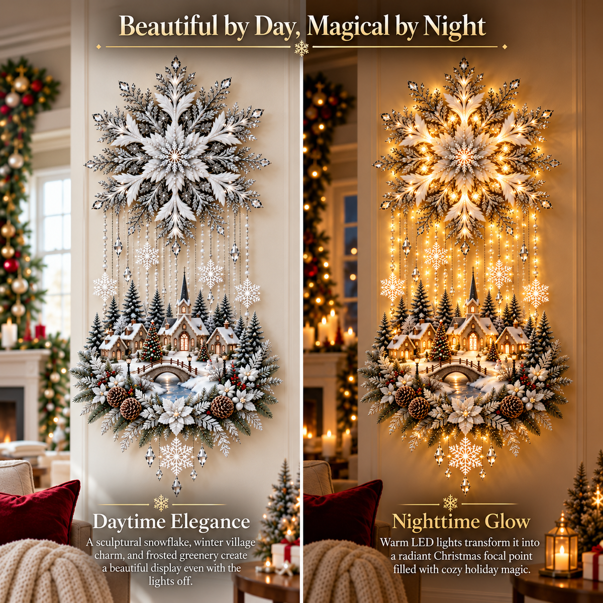 ✨Christmas Magic Glow Garden Light – ⭐Light Up Your Holiday Wonderland🎄