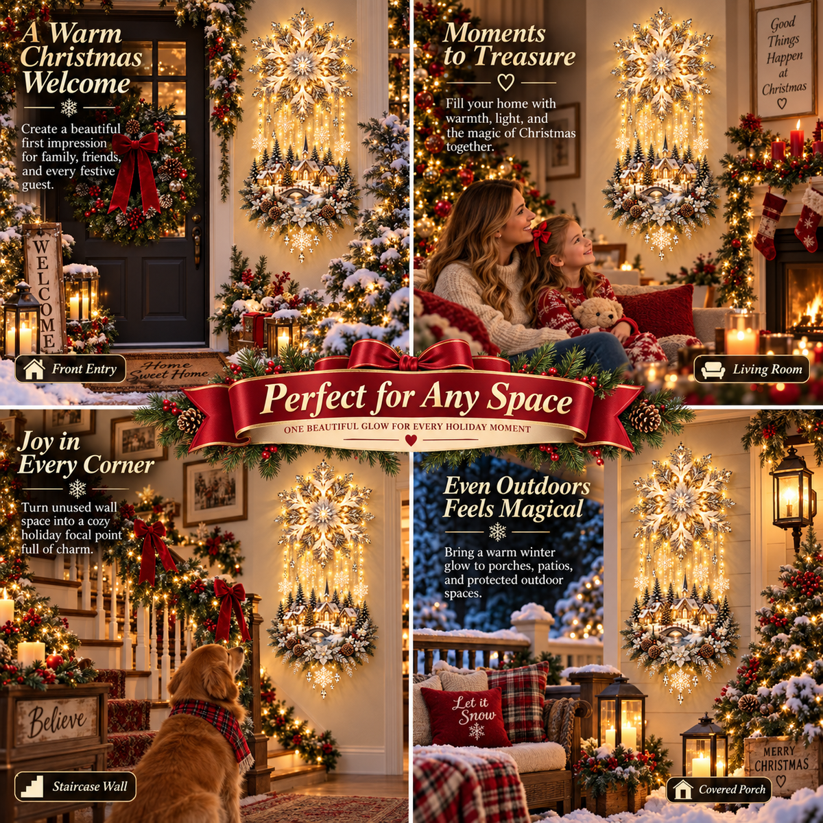 ✨Christmas Magic Glow Garden Light – ⭐Light Up Your Holiday Wonderland🎄