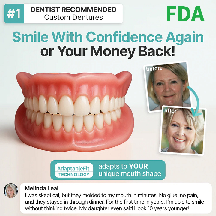 🌎 ROSOPLTM Custom-Fit Dentures ⏰ ENDS TODAY • 70% OFF | Smile with Confidence
