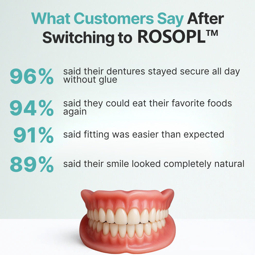 🌎 ROSOPLTM Custom-Fit Dentures ⏰ ENDS TODAY • 70% OFF | Smile with Confidence
