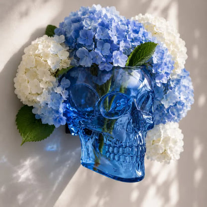 Gothic Skull Wall Vase 💀🌸 – Hangable & Tabletop Freestanding🏆