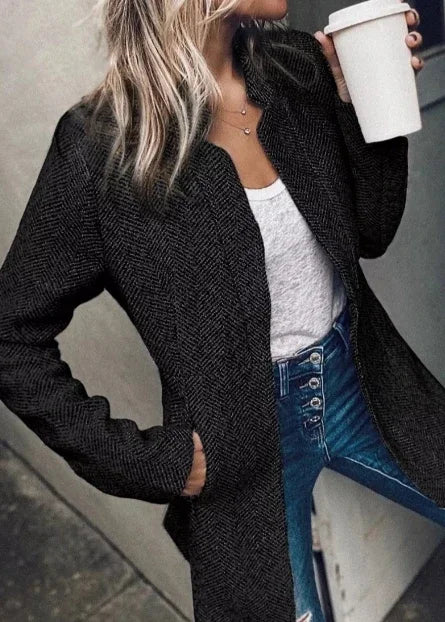 Eleanor - Pocketed Long Coat