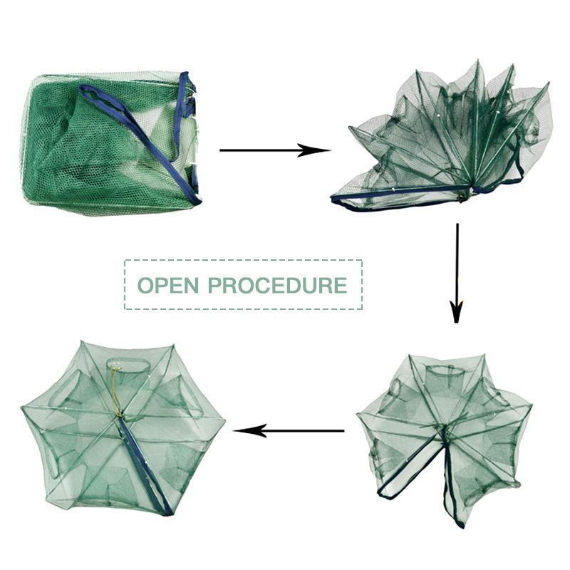 Product illustration showing the frame being unfolded from its packed position